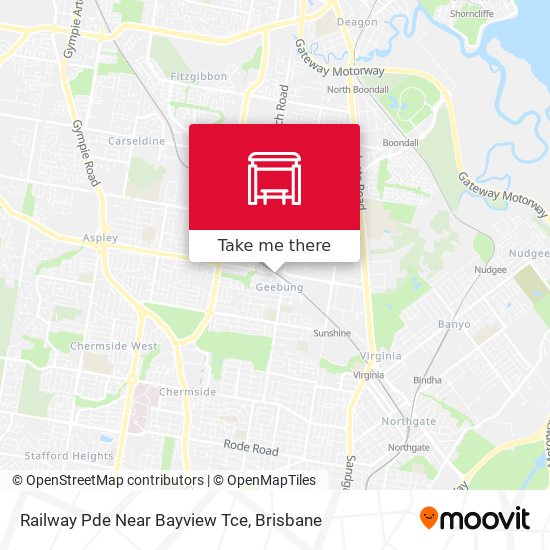 Railway Pde Near Bayview Tce map