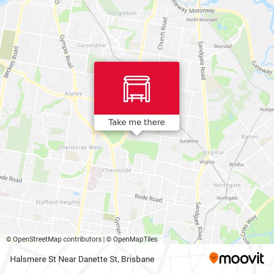 Halsmere St Near Danette St map