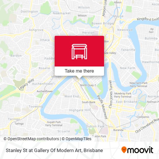 Stanley St at Gallery Of Modern Art map