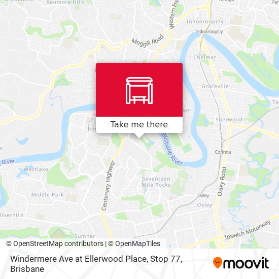 Windermere Ave at Ellerwood Place, Stop 77 map