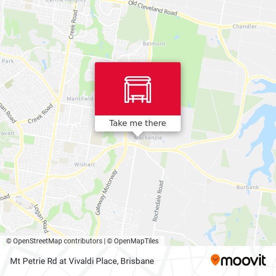 Mt Petrie Rd at Vivaldi Place map