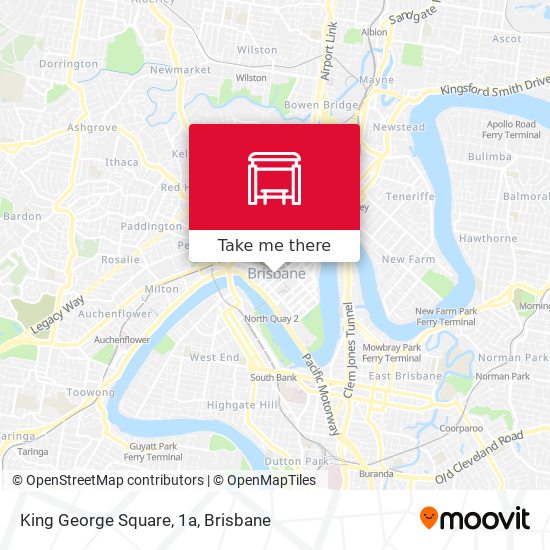 King George Square, 1a map