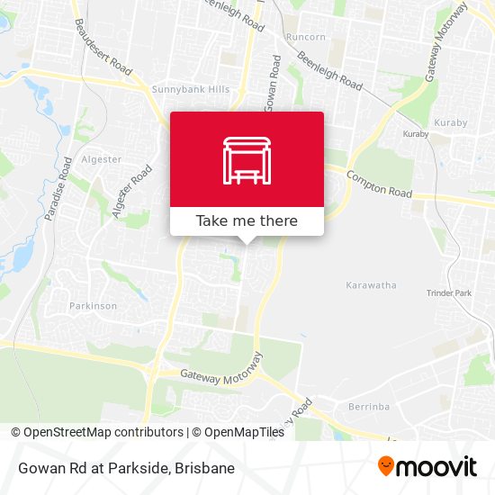 Gowan Rd at Parkside map