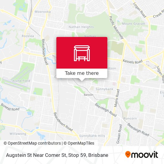 Augstein St Near Comer St, Stop 59 map