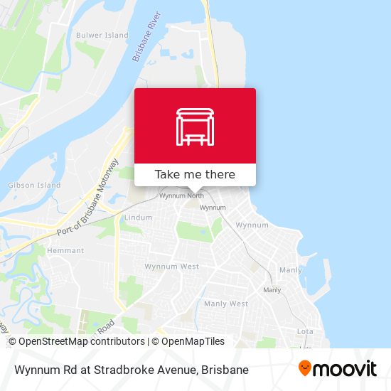 Wynnum Rd at Stradbroke Avenue map