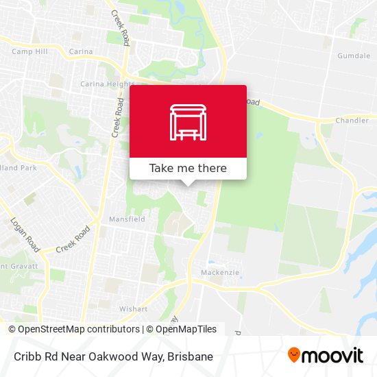 Cribb Rd Near Oakwood Way map