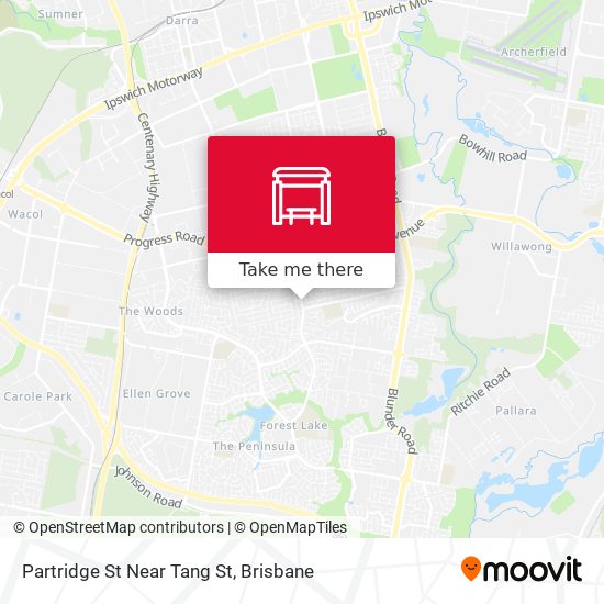Partridge St Near Tang St map