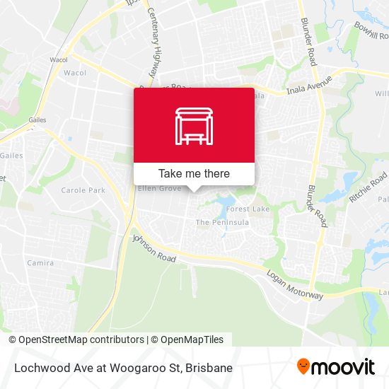 Lochwood Ave at Woogaroo St map