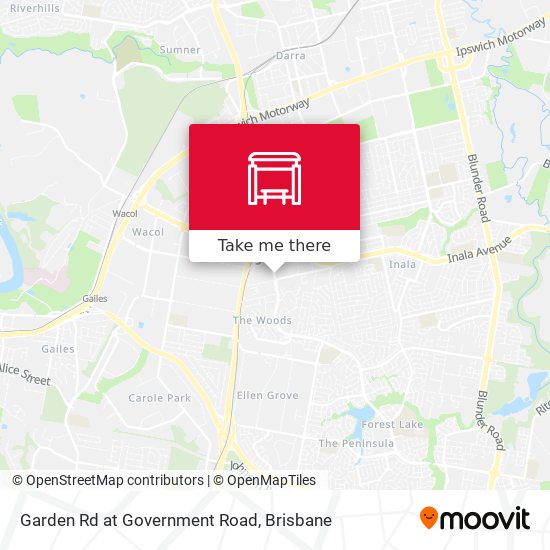 Garden Rd at Government Road map