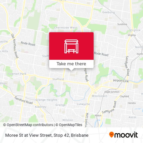 Moree St at View Street, Stop 42 map