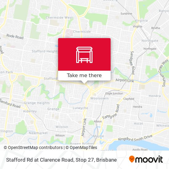 Stafford Rd at Clarence Road, Stop 27 map