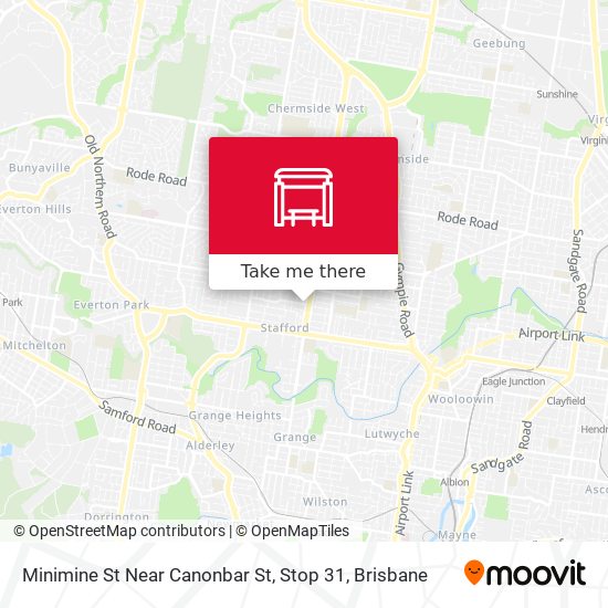 Minimine St Near Canonbar St, Stop 31 map