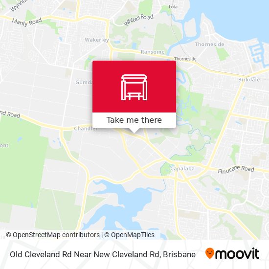 Old Cleveland Rd Near New Cleveland Rd map