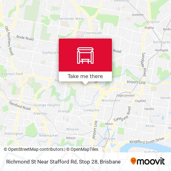 Mapa Richmond St Near Stafford Rd, Stop 28