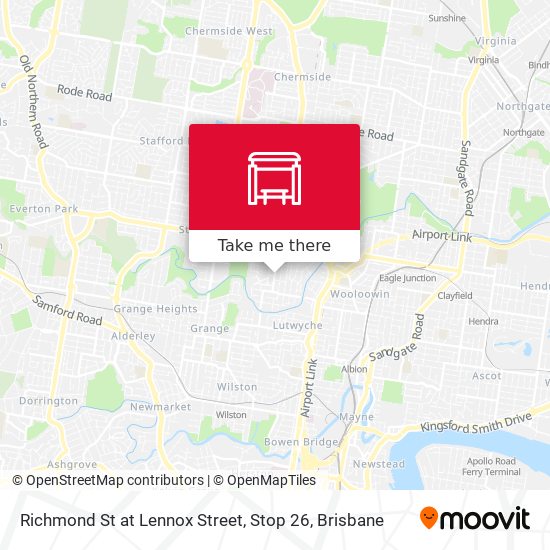 Richmond St at Lennox Street, Stop 26 map