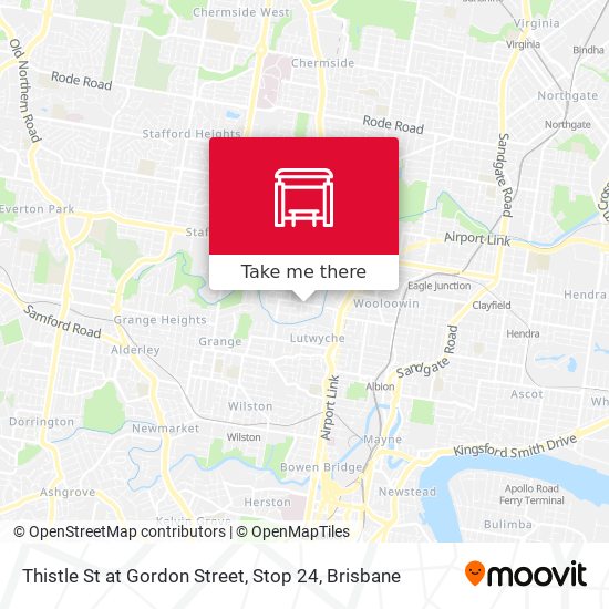 Thistle St at Gordon Street, Stop 24 map