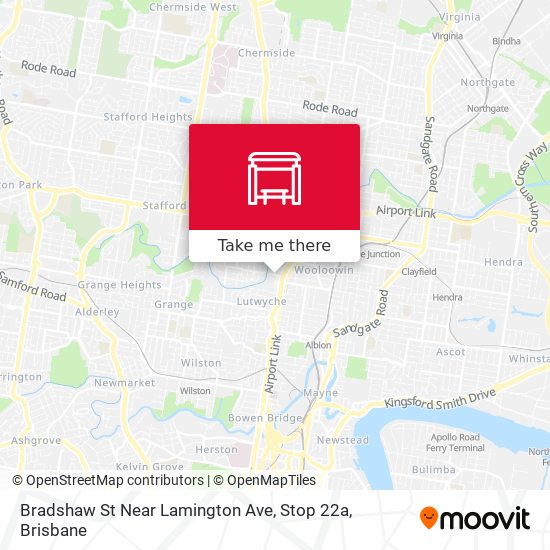 Bradshaw St Near Lamington Ave, Stop 22a map