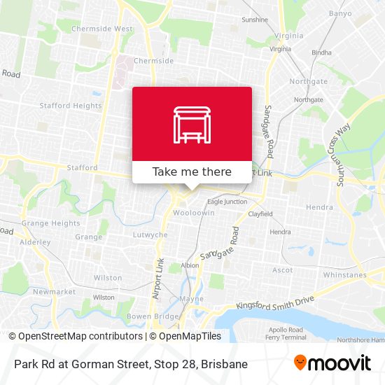 Park Rd at Gorman Street, Stop 28 map