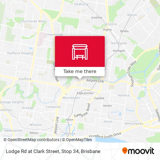 Lodge Rd at Clark Street, Stop 34 map