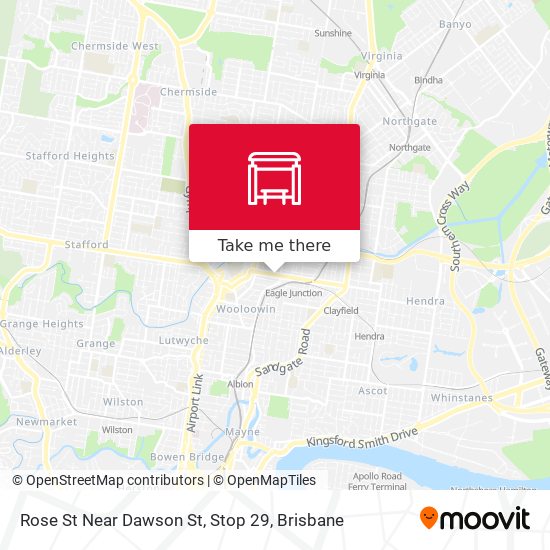 Rose St Near Dawson St, Stop 29 map