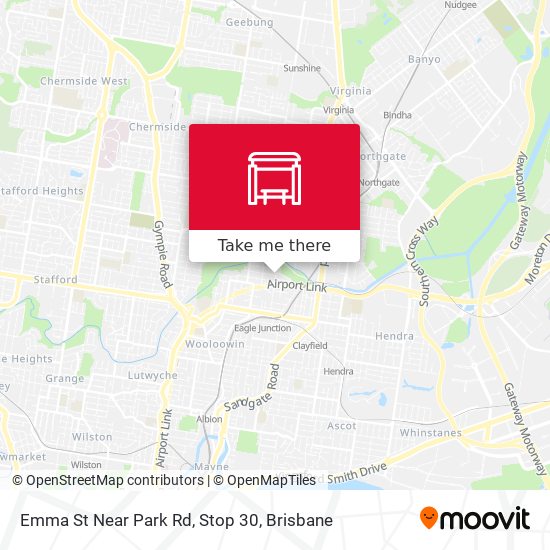 Emma St Near Park Rd, Stop 30 map