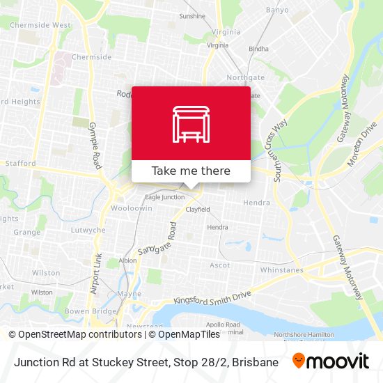 Mapa Junction Rd at Stuckey Street, Stop 28 / 2