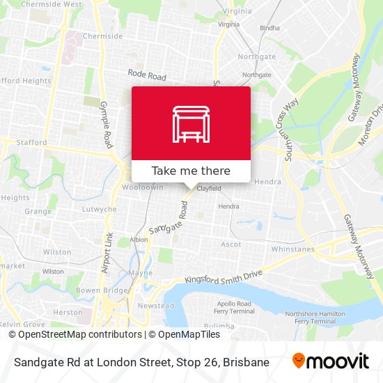 Sandgate Rd at London Street, Stop 26 map