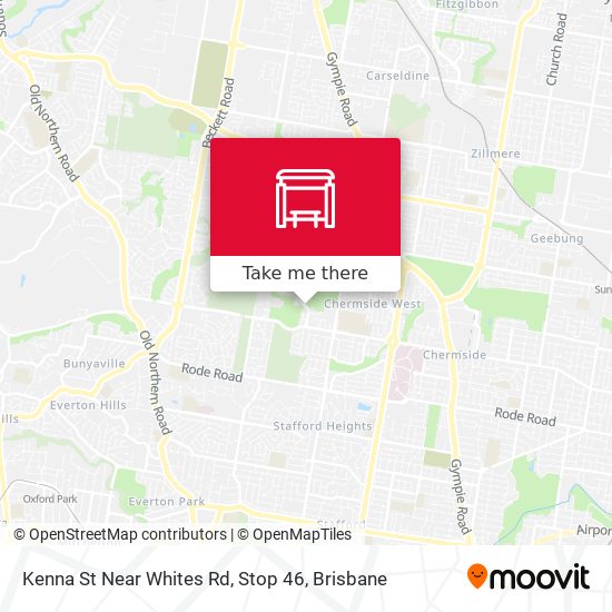 Kenna St Near Whites Rd, Stop 46 map