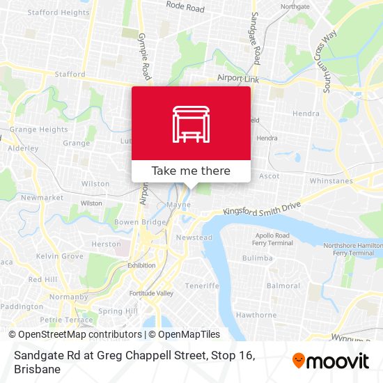 Sandgate Rd at Greg Chappell Street, Stop 16 map