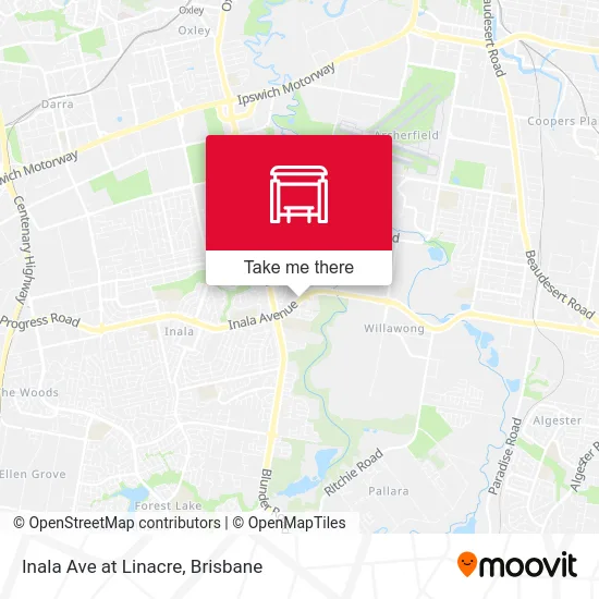 Mapa Inala Ave at Linacre