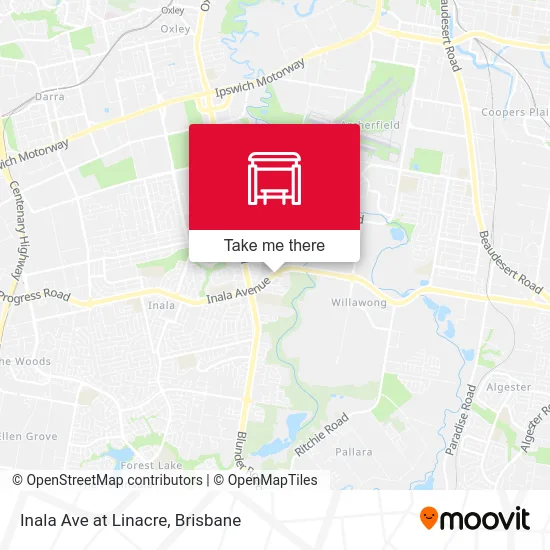 Mapa Inala Ave at Linacre