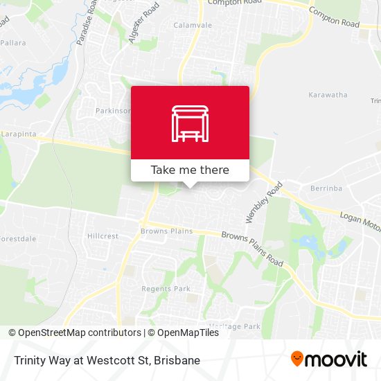 Trinity Way at Westcott St map