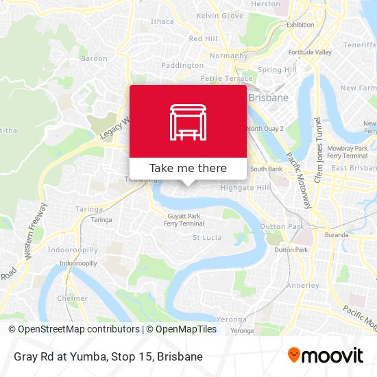 Gray Rd at Yumba, Stop 15 map