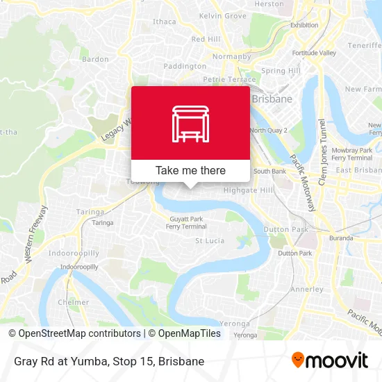 Gray Rd at Yumba, Stop 15 map
