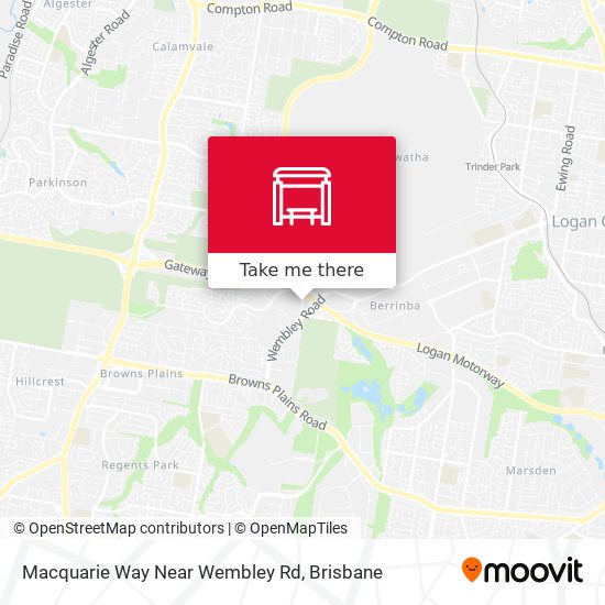 Macquarie Way Near Wembley Rd map