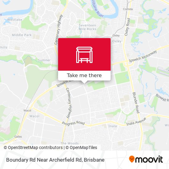 Boundary Rd Near Archerfield Rd map