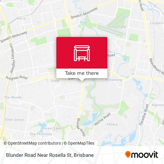 Blunder Road Near Rosella St map