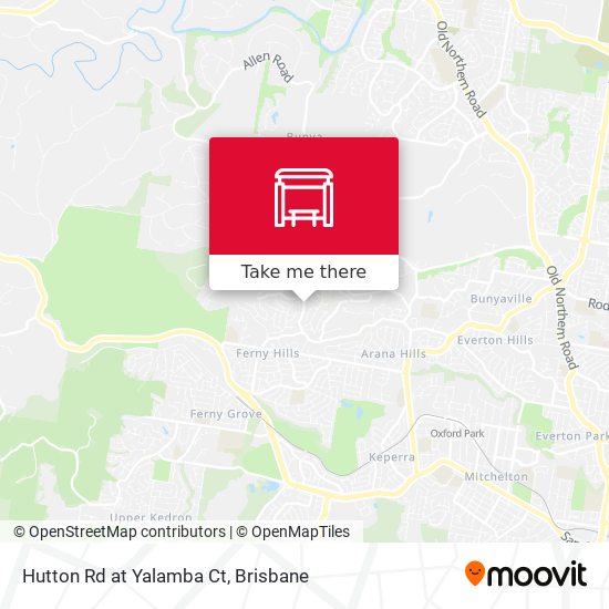 Hutton Rd at Yalamba Ct map