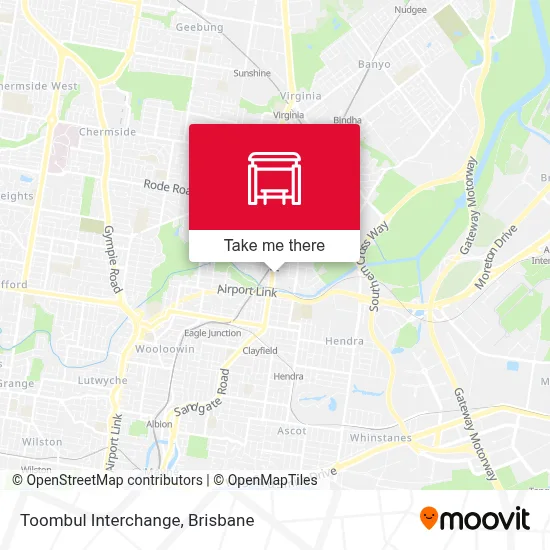 Mapa Toombul Interchange