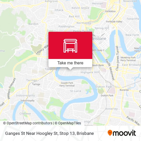 Ganges St Near Hoogley St, Stop 13 map