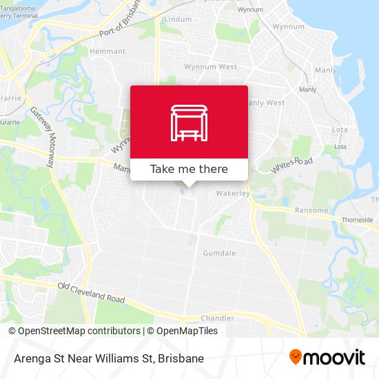 Arenga St Near Williams St map