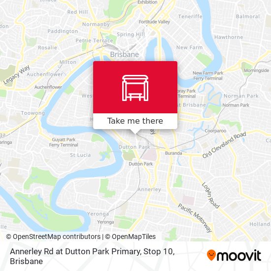Annerley Rd at Dutton Park Primary, Stop 10 map
