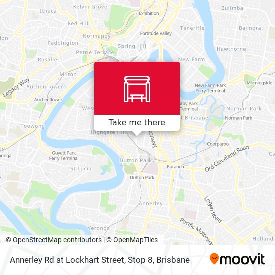 Annerley Rd at Lockhart Street, Stop 8 map
