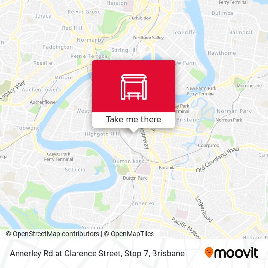 Annerley Rd at Clarence Street, Stop 7 map