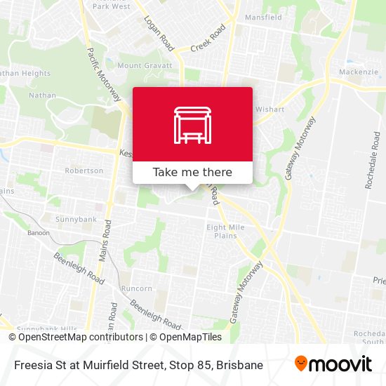 Freesia St at Muirfield Street, Stop 85 map