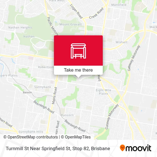 Mapa Turnmill St Near Springfield St, Stop 82