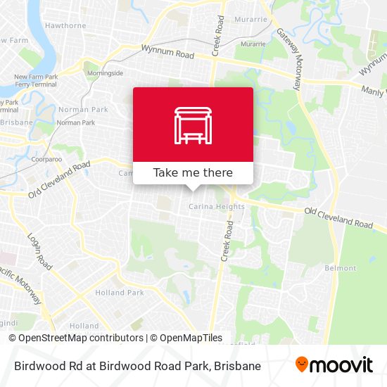 Birdwood Rd at Birdwood Road Park map