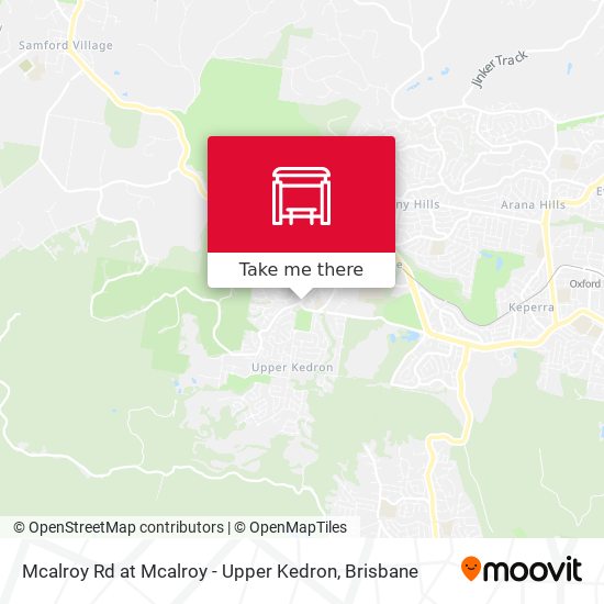 Mcalroy Rd at Mcalroy - Upper Kedron map