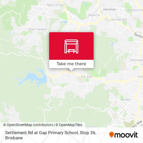 Settlement Rd at Gap Primary School, Stop 36 map