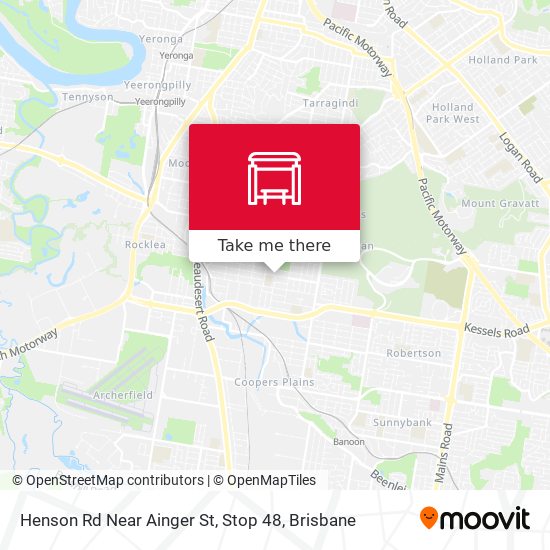 Henson Rd Near Ainger St, Stop 48 map